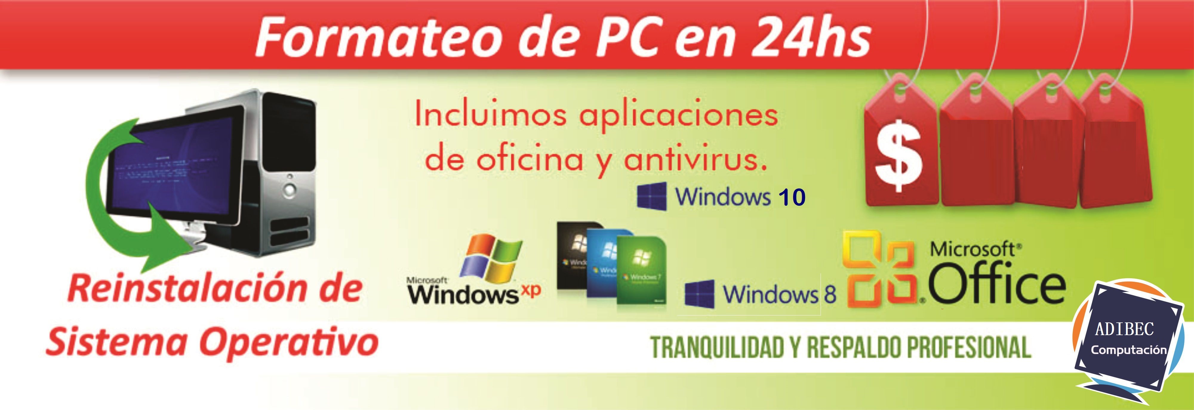formater pc instalar windows y programas formateo pc