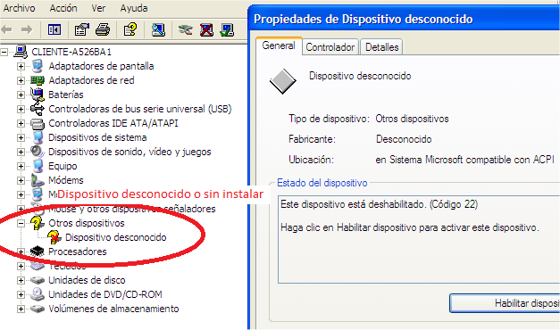 Instalación Configuración Actualización de Drivers